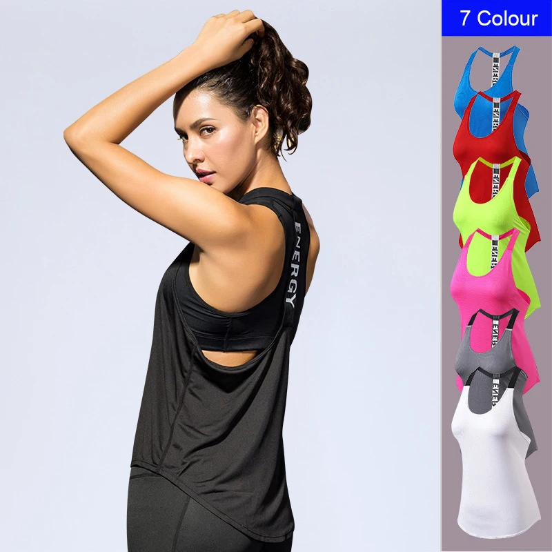 Women's Sports Vest Fitness Yoga T Shirts Running T-shaped Back Hollow Sling Quick Dry Loose Vest Gym Girl Workout Clothes
Women's Sports Vest Fitness Yoga T Shirts Running T-shaped Back Hollow Sling Quick Dry Loose Vest Gym Girl Workout Clothes
