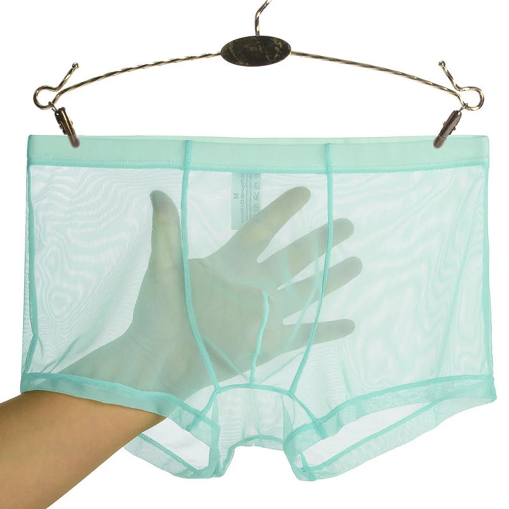 Seamless Underwear Panties Men Ultra-thin Transparent Boxershorts Male Mid-rise Mesh Slips Homme Boxer Men Sexy Boxer Shorts A50
Seamless Underwear Panties Men Ultra-thin Transparent Boxershorts Male Mid-rise Mesh Slips Homme Boxer Men Sexy Boxer Shorts A50