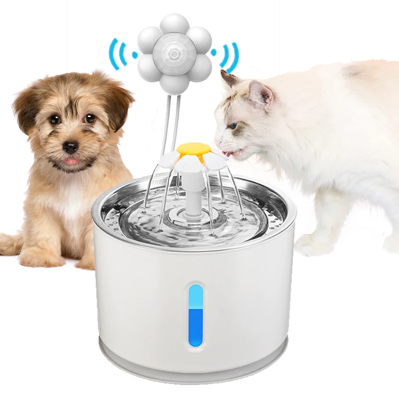 Automatic Cat Water Fountain Pet Dog Drinking Bowl With Infrared Motion Sensor Water Dispenser Feeder LED Lighting Power Adapter
Automatic Cat Water Fountain Pet Dog Drinking Bowl With Infrared Motion Sensor Water Dispenser Feeder LED Lighting Power Adapter