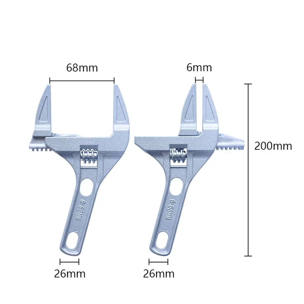 Aluminum Alloy Multifunctional Hand Tool Adjustable Spanner Universal Key Nut Wrench Home Use Hand Tools Multitool
Aluminum Alloy Multifunctional Hand Tool Adjustable Spanner Universal Key Nut Wrench Home Use Hand Tools Multitool