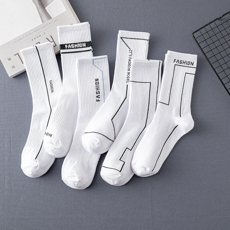 White Geometry Socks Women Short Fashion Striped Ladies Middle Tube Sock Letter Casual Funny Harajuku Streetwear Skateboard Sox
White Geometry Socks Women Short Fashion Striped Ladies Middle Tube Sock Letter Casual Funny Harajuku Streetwear Skateboard Sox