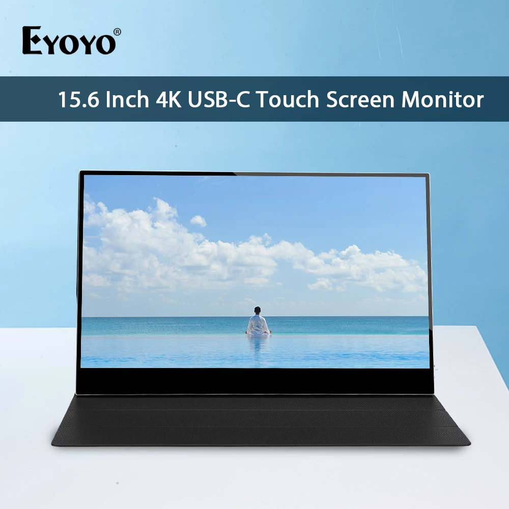 Монитор Eyoyo EM15T, 15,6 дюйма, USB Type-C, HDMI, ips, 3840x2160 
Монитор Eyoyo EM15T, 15,6 дюйма, USB Type-C, HDMI, ips, 3840x2160