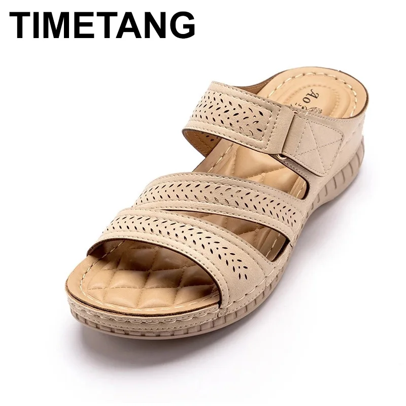 TIMETANG Women Summer Shoes Casual Beach Slippers Hollow Wedges Sandals Slides Summer Platform Comfy Shoes Sandalias Black Drop
TIMETANG Women Summer Shoes Casual Beach Slippers Hollow Wedges Sandals Slides Summer Platform Comfy Shoes Sandalias Black Drop