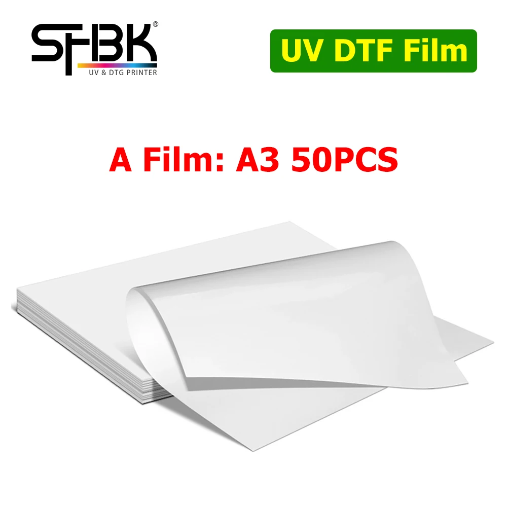 50PCS A3 Magic UV DTF Film A and B Transfer to Glass Ceramic Metal Phone Case for Irregular Shape surface UV DTF Printer
50PCS A3 Magic UV DTF Film A and B Transfer to Glass Ceramic Metal Phone Case for Irregular Shape surface UV DTF Printer