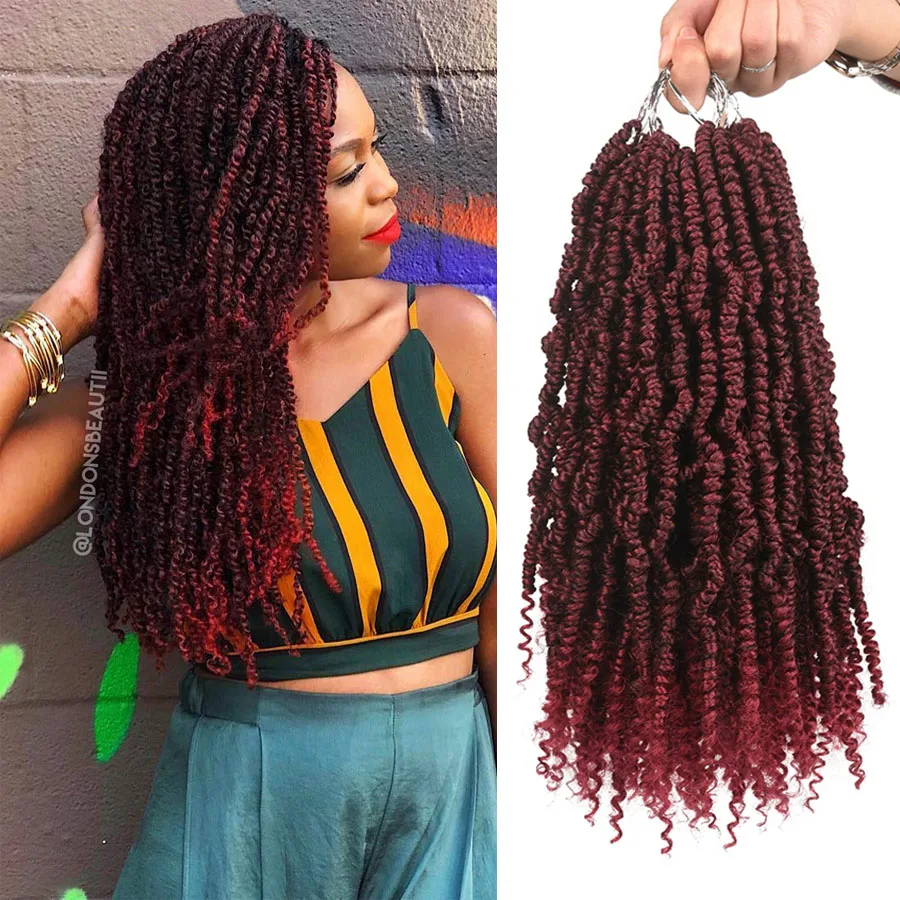 TOMO Bomb Twist Crochet Hair with Curly Ends 14 Inch Short Pre-twisted Passion Twist Crochet Braids Ombre Soft Fluffy Twist Hair
TOMO Bomb Twist Crochet Hair with Curly Ends 14 Inch Short Pre-twisted Passion Twist Crochet Braids Ombre Soft Fluffy Twist Hair
