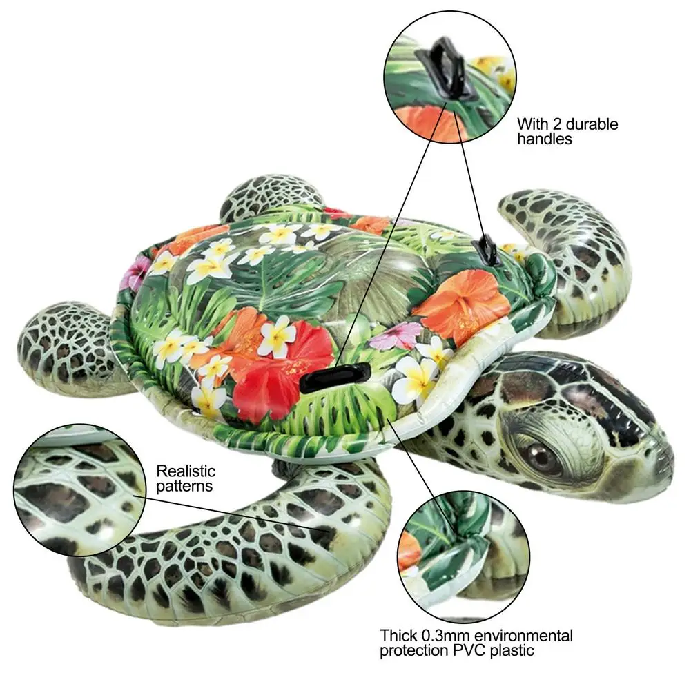 61x67in Inflatable Turtle Float Sea Turtle Water Float Swimming Pool Water Hammock Floating Lounge Bed Chair Sleeping Bed
61x67in Inflatable Turtle Float Sea Turtle Water Float Swimming Pool Water Hammock Floating Lounge Bed Chair Sleeping Bed