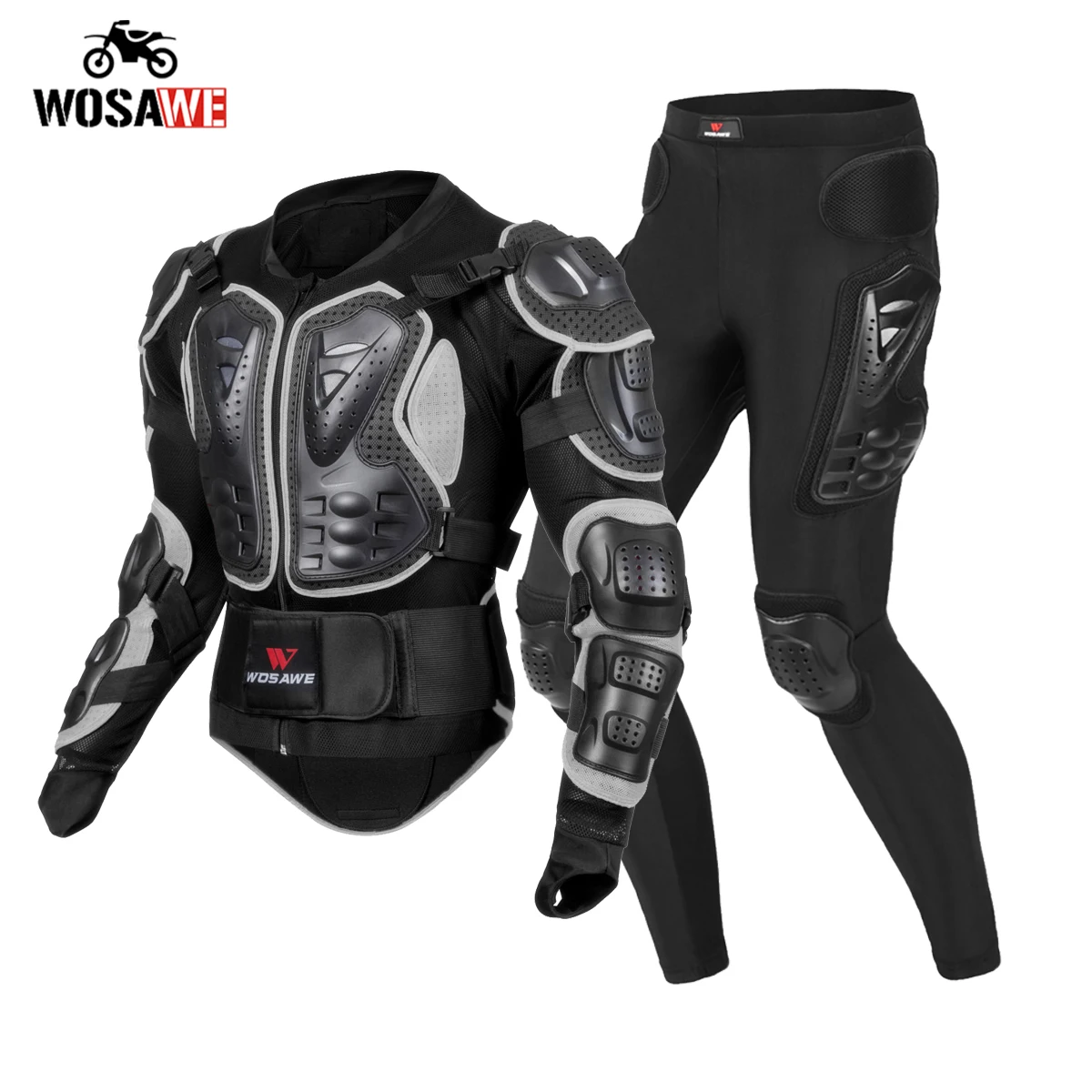 WOSAWE мотоциклетная куртка, брюки, мужские GHOST RACING, мотоциклетные куртки, брюки для мотокросса, мотоциклетный костюм, защитное снаряжение
WOSAWE мотоциклетная куртка, брюки, мужские GHOST RACING, мотоциклетные куртки, брюки для мотокросса, мотоциклетный костюм, защитное снаряжение