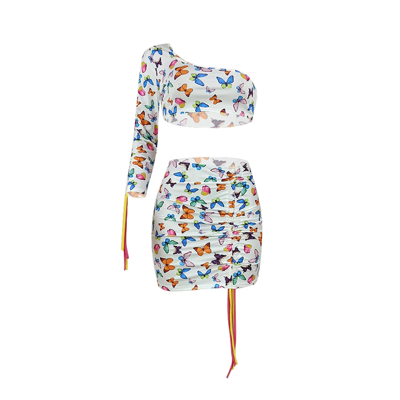 Cutubly Club Party Tracksuits Butterfly Print Sexy Two Piece Set Summer Women Sets Crop Tops and Mini Skirts Set Suits Night
Cutubly Club Party Tracksuits Butterfly Print Sexy Two Piece Set Summer Women Sets Crop Tops and Mini Skirts Set Suits Night