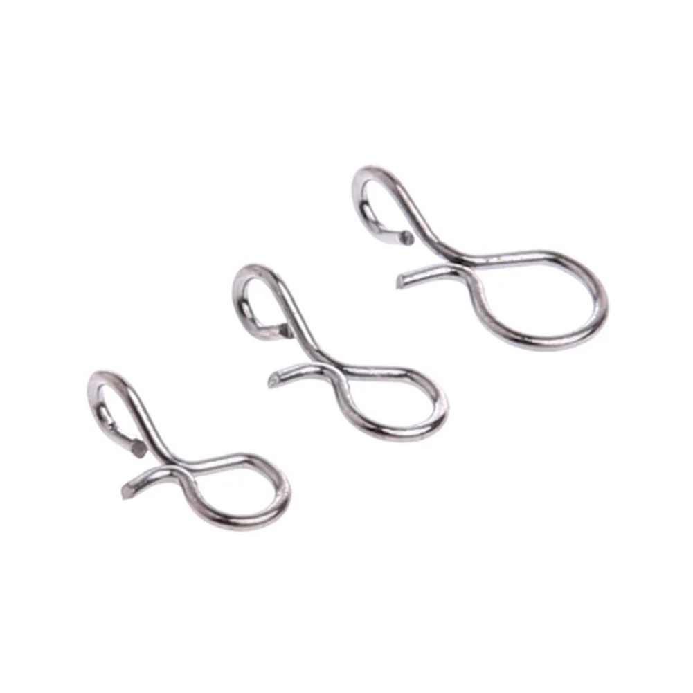50pcs Fly Fishing Snap Hooks Links Connectors Quick Change Snap Hooks 6/8/10mm Stainless Steel Fish Tackle Pesca Iscas Tools
50pcs Fly Fishing Snap Hooks Links Connectors Quick Change Snap Hooks 6/8/10mm Stainless Steel Fish Tackle Pesca Iscas Tools