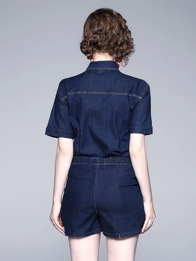 Simgent Denim Suit Women Short Sleeve Turn Down Collar Cowboy Two-piece Suit 2020 Summer Outfits Top and Shorts SG004025
Simgent Denim Suit Women Short Sleeve Turn Down Collar Cowboy Two-piece Suit 2020 Summer Outfits Top and Shorts SG004025