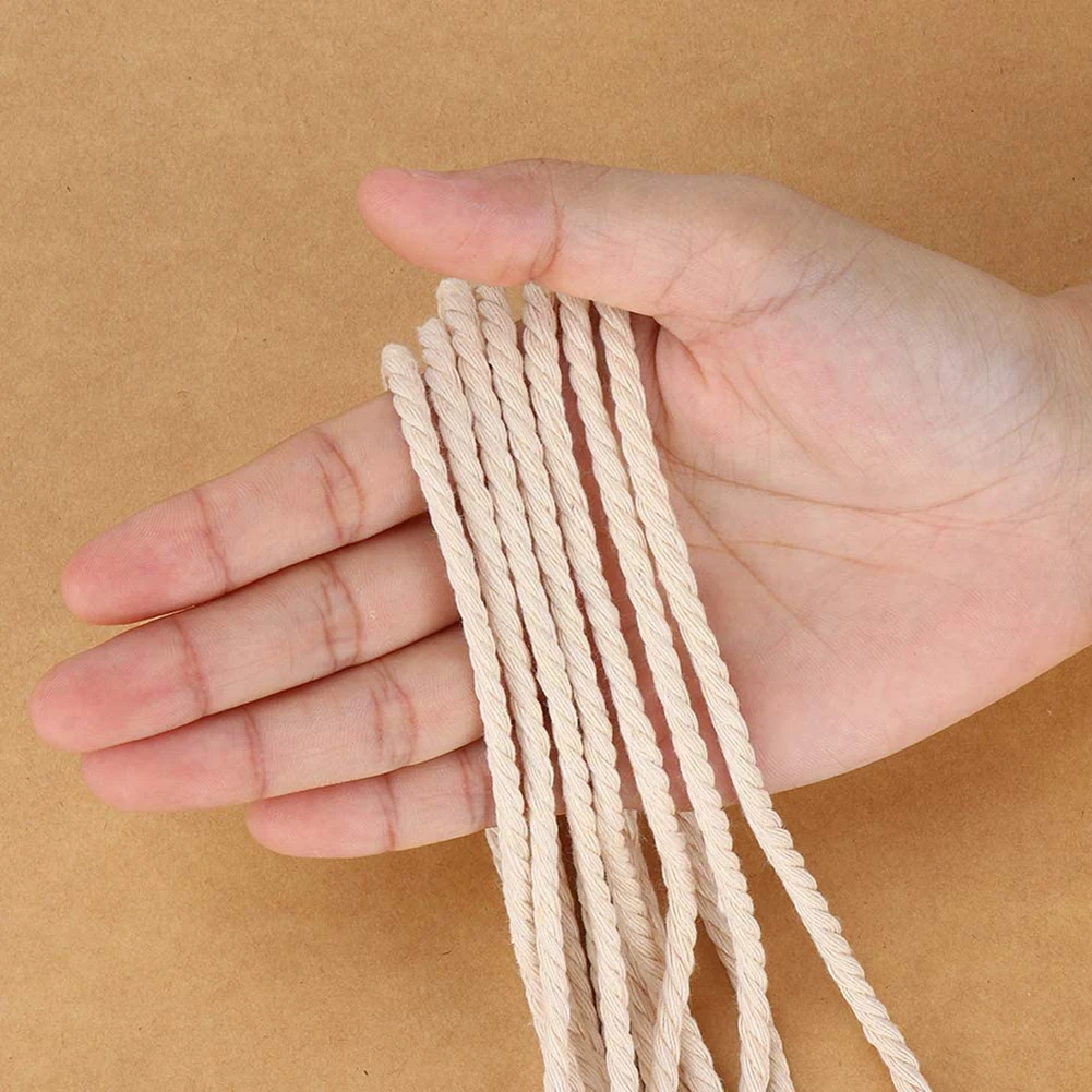 5mm Macrame Cotton Cord for Wall Hanging Dream Catcher Rope Craft String DIY Handmade Home Decorative Supply
5mm Macrame Cotton Cord for Wall Hanging Dream Catcher Rope Craft String DIY Handmade Home Decorative Supply