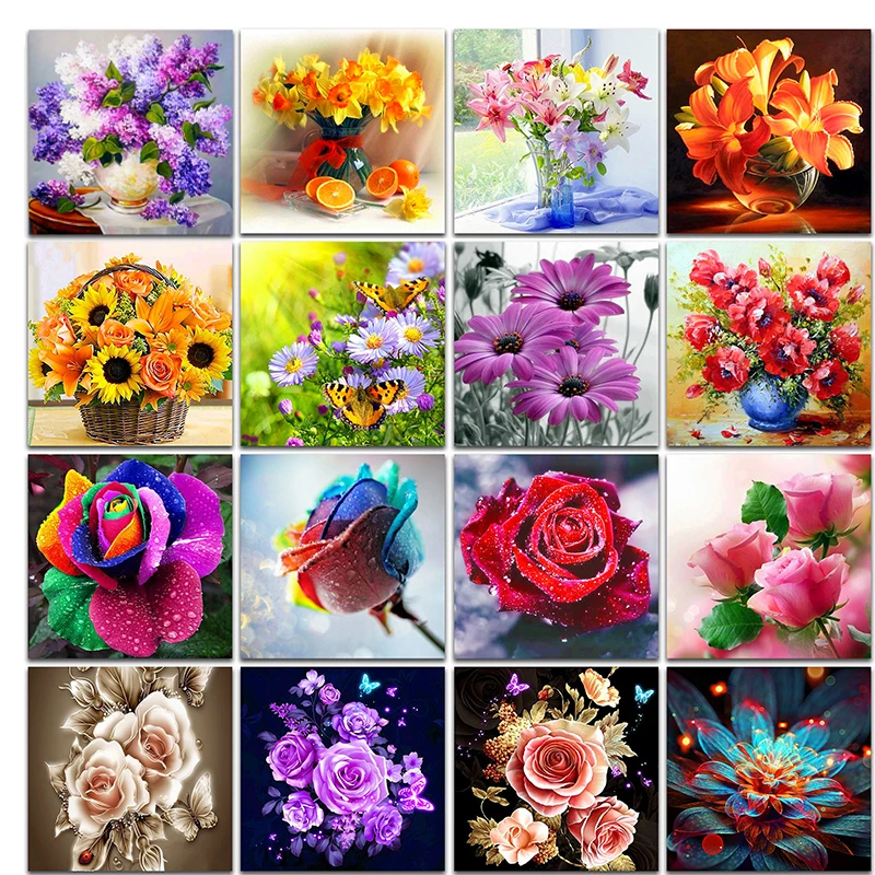 5D DIY Top Diamond Painting "Colorful Flowers" Square or Round Imitation Diamond Embroidery Cross Stitch Style Home Decor Gift
5D DIY Top Diamond Painting "Colorful Flowers" Square or Round Imitation Diamond Embroidery Cross Stitch Style Home Decor Gift