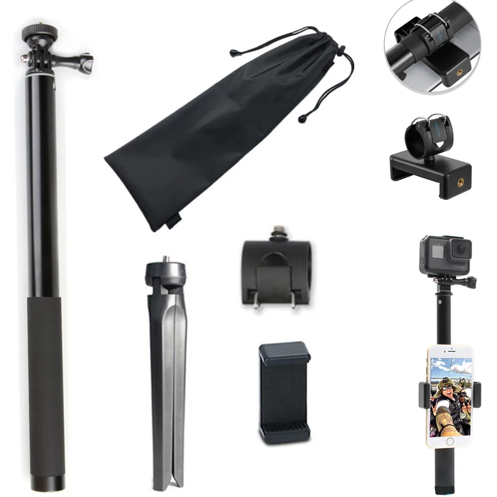 Выдвижная селфи-Палка для экшн-камеры Gopro Hero 8, 7, 6, 5, SJCAM, Xiaoyi yi 4K, EKEN, 14 - 59 дюймов
Выдвижная селфи-Палка для экшн-камеры Gopro Hero 8, 7, 6, 5, SJCAM, Xiaoyi yi 4K, EKEN, 14 - 59 дюймов