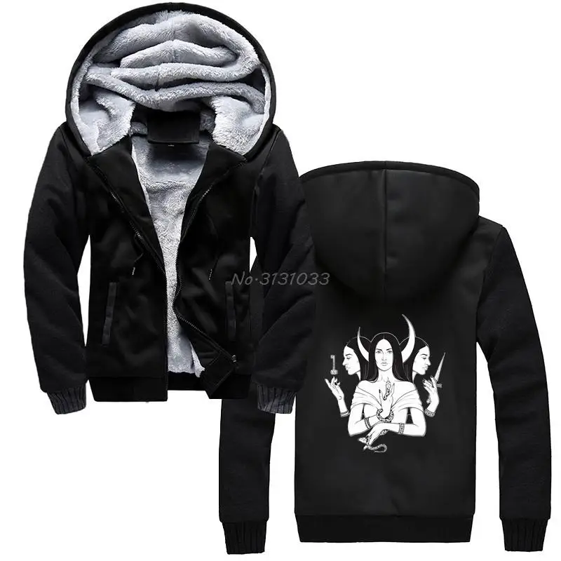 Triple Lunar Goddess Hecate Unisex hoodie Wicca Spirit Witchcraft Ritual Mythology Triple Moon Men Thicken Sweatshirt Hooded
Triple Lunar Goddess Hecate Unisex hoodie Wicca Spirit Witchcraft Ritual Mythology Triple Moon Men Thicken Sweatshirt Hooded