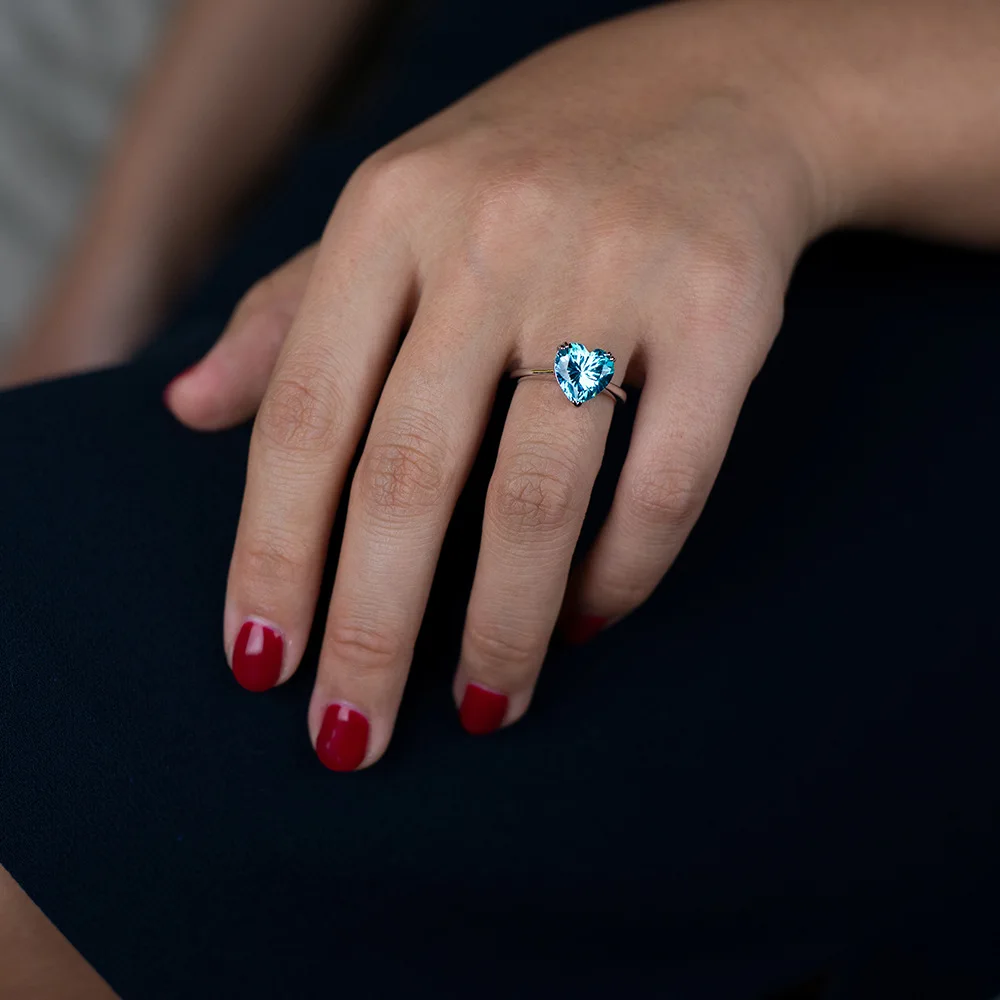 Wong Rain 100% 925 Sterling Silver Love Heart Cut Created Moissanite Gemstone Wedding Engagement Ring Fine Jewelry Wholesale
Wong Rain 100% 925 Sterling Silver Love Heart Cut Created Moissanite Gemstone Wedding Engagement Ring Fine Jewelry Wholesale