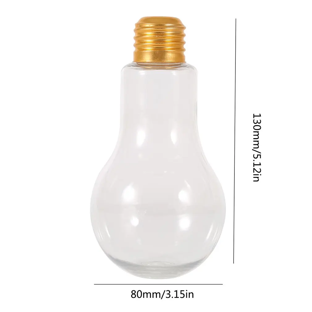 Creative Bulb Water Bottle for Brief Fashion Cute Milk Juice Light Bulb Shape Leak-proof Glass Bottle Party
Creative Bulb Water Bottle for Brief Fashion Cute Milk Juice Light Bulb Shape Leak-proof Glass Bottle Party