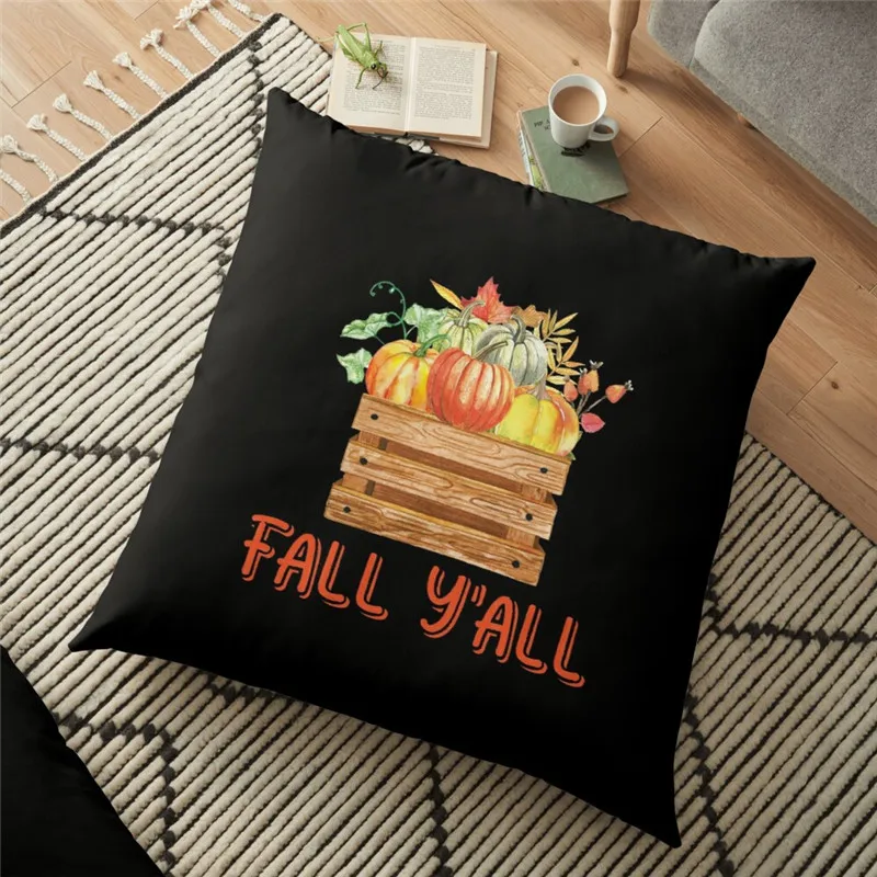 2021 Funny Backrest Fall Y'All Printed Cushion Cover Halloween 45*45cm throw Pillow Case Cushion gift Decorative for home
2021 Funny Backrest Fall Y'All Printed Cushion Cover Halloween 45*45cm throw Pillow Case Cushion gift Decorative for home