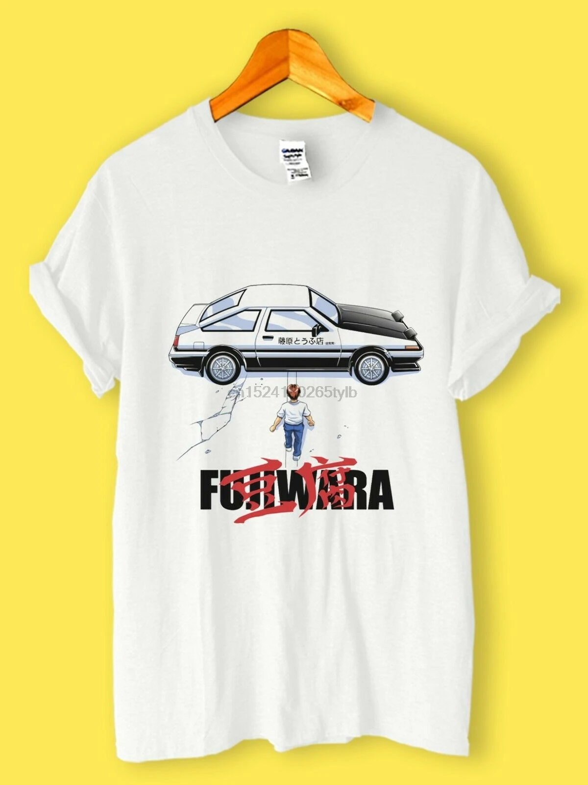Новые футболки Initial D Fujiwara аниме Akira повседневная одежда унисекс SMLXL2XL3XL|Мужские