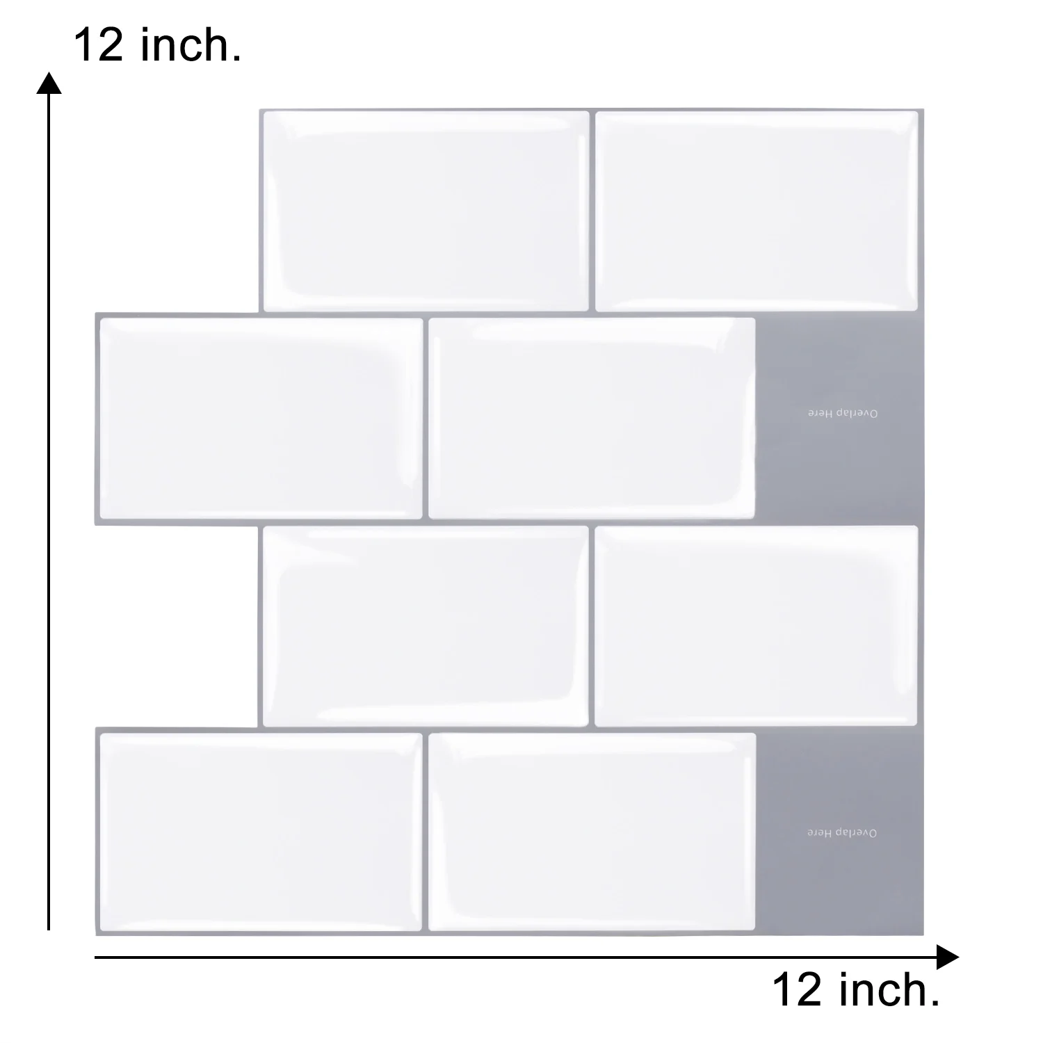 EasyKing (30.5*30.5CM) White Self-Adhesive Waterproof Wall Tile Kitchen 3D Effect Waterproof Backsplash Peel And Stick Wallpaper
EasyKing (30.5*30.5CM) White Self-Adhesive Waterproof Wall Tile Kitchen 3D Effect Waterproof Backsplash Peel And Stick Wallpaper