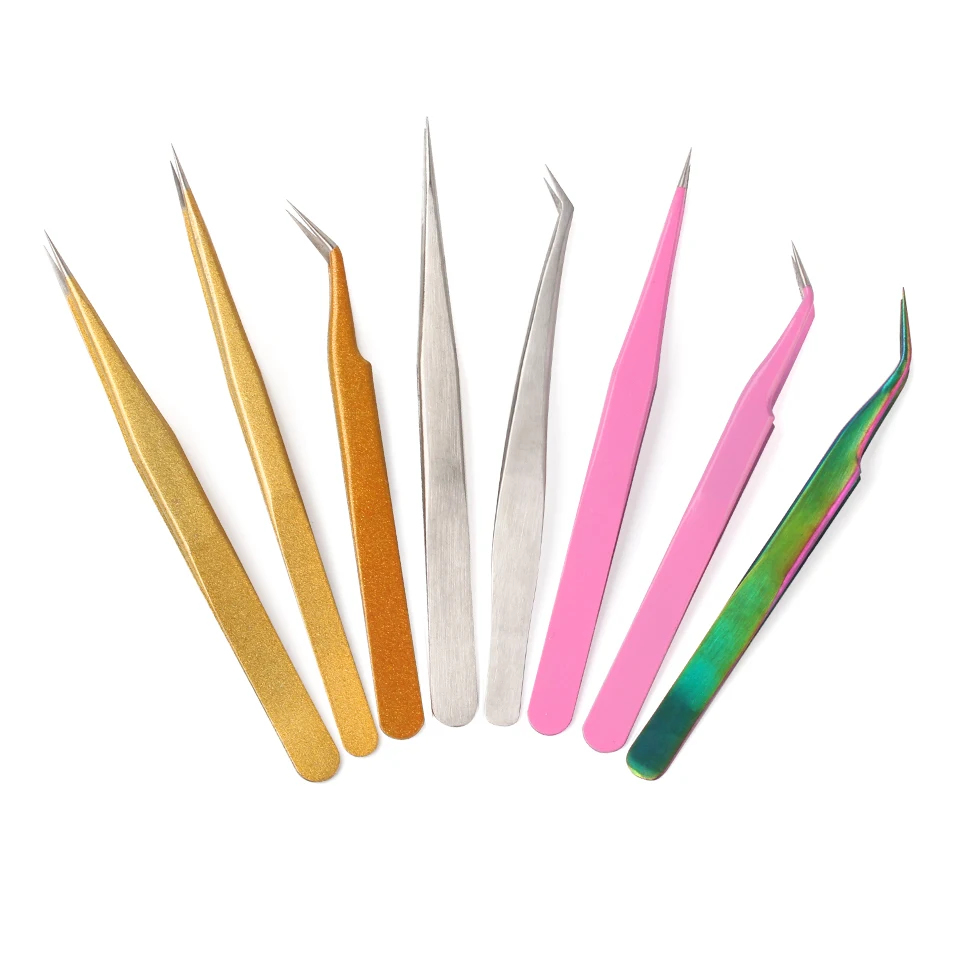 Thinkshow 1 PC Multipul Colors For Graft Eyelash Extension Stainless Steel Curved/Straight Tweezers Of Professional Makeup Tools
Thinkshow 1 PC Multipul Colors For Graft Eyelash Extension Stainless Steel Curved/Straight Tweezers Of Professional Makeup Tools