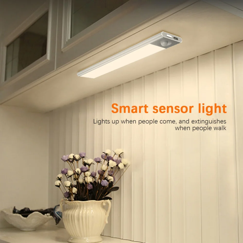 LED Motion Sensor Light Portable Night Light PIR LED Under Cabinet Light USB Rechargeable Wall Lamp Stepless Dimming Closet Lamp
LED Motion Sensor Light Portable Night Light PIR LED Under Cabinet Light USB Rechargeable Wall Lamp Stepless Dimming Closet Lamp