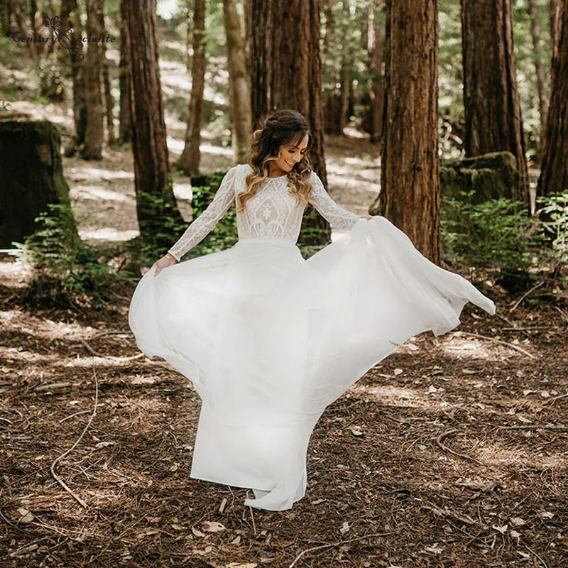 Vestido De Noiva Boho Lace Wedding Dresses for Women 2022 Long Sleeve Backless Bohemian Beach Bridal Gowns Robe De Mariee
Vestido De Noiva Boho Lace Wedding Dresses for Women 2022 Long Sleeve Backless Bohemian Beach Bridal Gowns Robe De Mariee