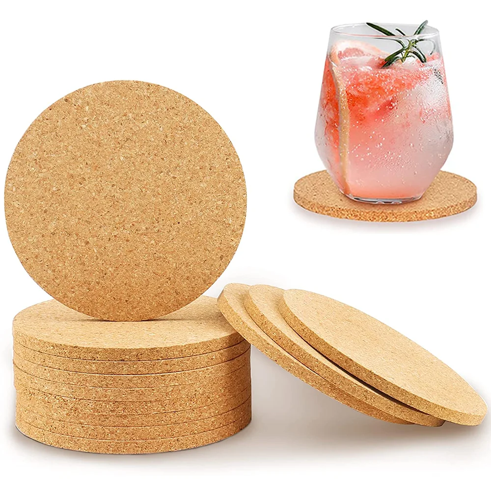 Подставки для чашек Cork Coaster 5/10/20 шт. подставки кружек чая кофе подставка напитков