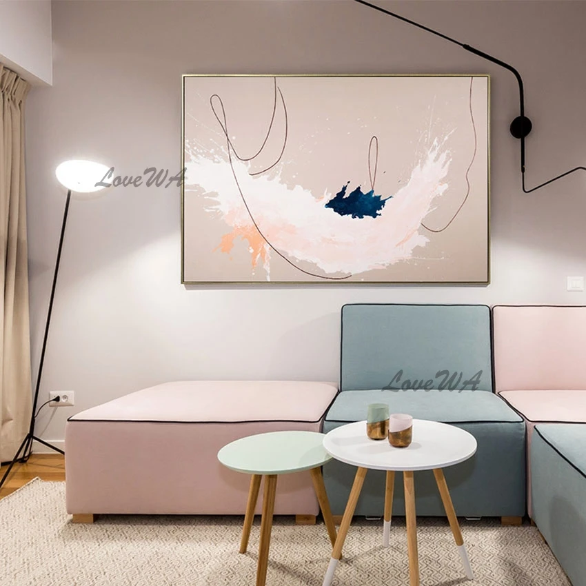 New Arrival Simple Abstract Oil Painting On Canvas Decoration Wall Art Drawing Home Artwork Picture For Restaurant No Framed
New Arrival Simple Abstract Oil Painting On Canvas Decoration Wall Art Drawing Home Artwork Picture For Restaurant No Framed
