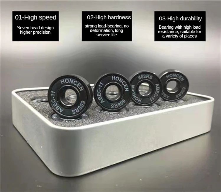 Roller Skates Black Gold High Speed Bearings Skate Skateboard Drift Board Black and White Ceramic Bearings
Roller Skates Black Gold High Speed Bearings Skate Skateboard Drift Board Black and White Ceramic Bearings