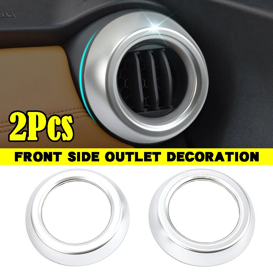 Wooeight 2X ABS Front Side Air Conditioning Vent AC Outlet Decorative Frame Cover Trim Fit for Nissan Kicks 2016 2017 2018 2019
Wooeight 2X ABS Front Side Air Conditioning Vent AC Outlet Decorative Frame Cover Trim Fit for Nissan Kicks 2016 2017 2018 2019