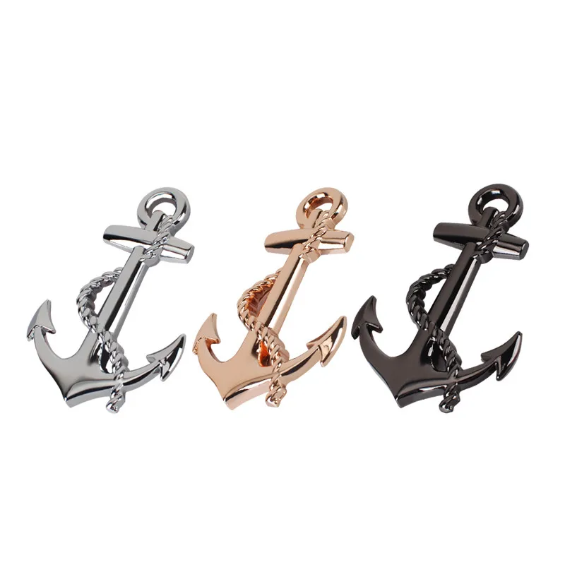 Metal anchor navy stickers emblem Auto styling decal For Renault Captur Clio RS V6 Duster Fluence Kadjar Koleos | Автомобили и