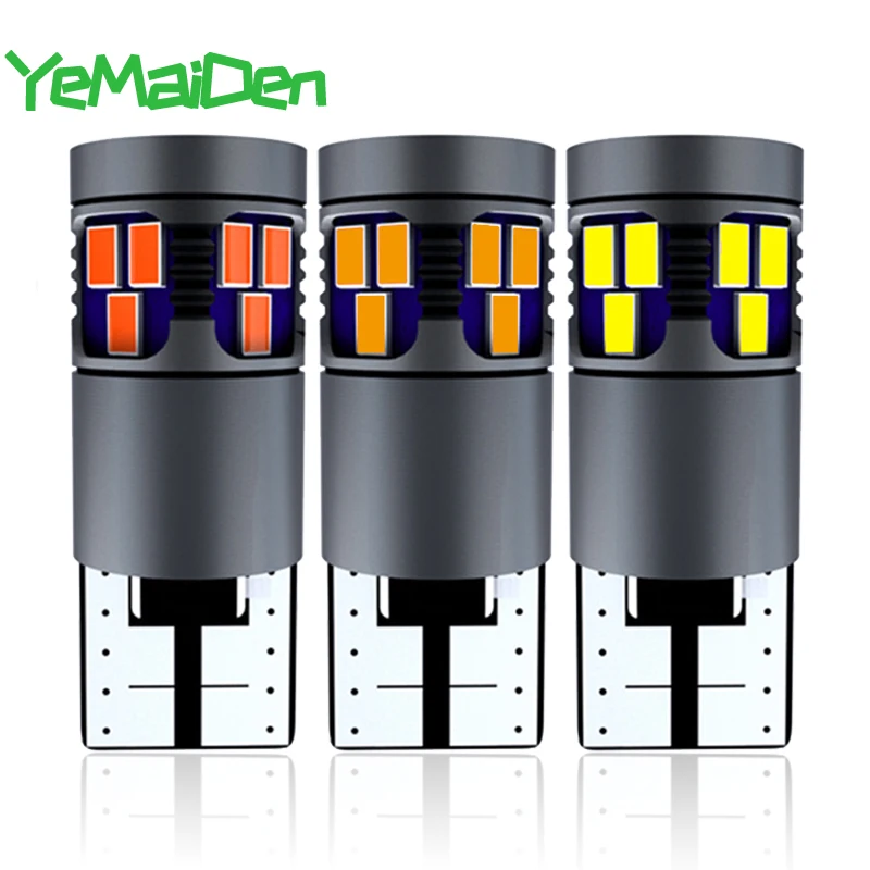 Автомобильный светодиодный светильник T10 W5W Canbus без ошибок 5W5 12V 2016 18 SMD 6500K супер