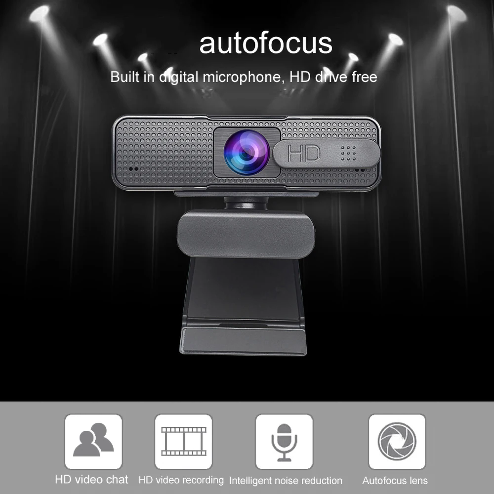 HD USB Webcam H701 Support Autofocus Web Camera 1080P For Computer Live Online Teaching Video Calling with Microphone Camera
HD USB Webcam H701 Support Autofocus Web Camera 1080P For Computer Live Online Teaching Video Calling with Microphone Camera