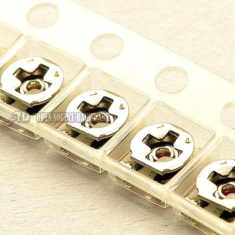 8 видов * 5 шт. = 40 шт. 3x3 SMD потенциометр/Регулируемое сопротивление в ассортименте
8 видов * 5 шт. = 40 шт. 3x3 SMD потенциометр/Регулируемое сопротивление в ассортименте