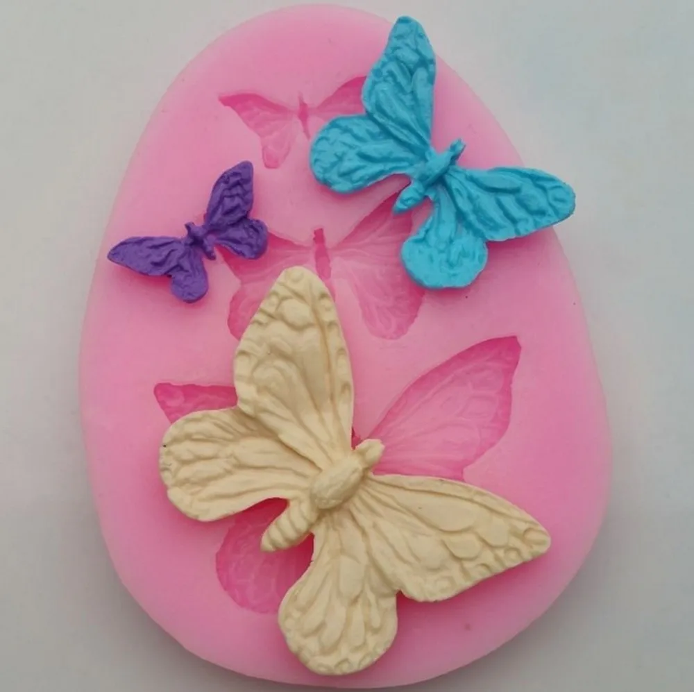 1PCS Butterfly Mold Silicone Baking Accessories 3D DIY Sugar Craft Chocolate Cutter Mould Fondant Cake Decorating Tool
1PCS Butterfly Mold Silicone Baking Accessories 3D DIY Sugar Craft Chocolate Cutter Mould Fondant Cake Decorating Tool