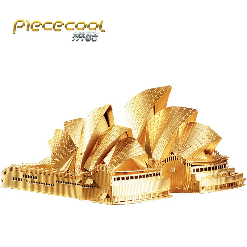 

Piececool SYDNEY OPERA HOUSE Model Kits 3D Metal Puzzle Models DIY Laser Cut Assemble Jigsaw Toy Gift for Children