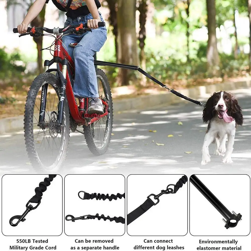 

Поводок-тренажер для собак, ошейники и поводки для домашних животных, выдвижной, для прогулок на открытом воздухе, велоспорта, бега