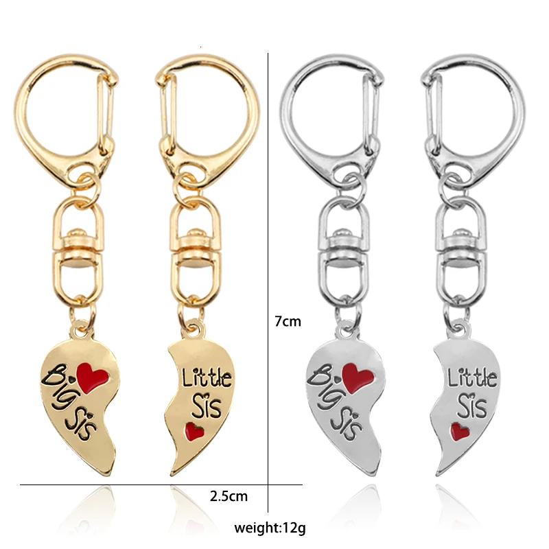 2-piece Set Of Good Friend Key Chain Stitching Heart-shaped Carving Black Letter Pendant Fashion Men And Women Jewelry Gift Hot
2-piece Set Of Good Friend Key Chain Stitching Heart-shaped Carving Black Letter Pendant Fashion Men And Women Jewelry Gift Hot