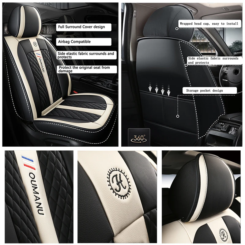 Car Seat Cover for Hyundai Creta Ix25 Elantra I30 I40 Ix35 Kona Santa Fe Solaris Sonata 2018 2019 Sorento Terracan Tucson Verna
Car Seat Cover for Hyundai Creta Ix25 Elantra I30 I40 Ix35 Kona Santa Fe Solaris Sonata 2018 2019 Sorento Terracan Tucson Verna