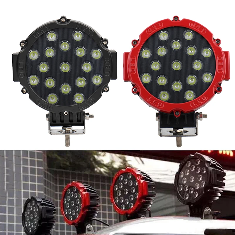 OHANEE 12v 24v Offroad Led Work Light Bar 7inch 51w Round Led Lights For Car 4x4 Offroad Truck Tractor Atv Suv Driving Fog Lamp
OHANEE 12v 24v Offroad Led Work Light Bar 7inch 51w Round Led Lights For Car 4x4 Offroad Truck Tractor Atv Suv Driving Fog Lamp
