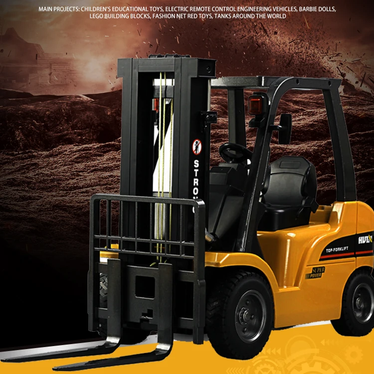 Huina 1577 alloy 2.4G remote control forklift electric 8-channel simulation engineering truck Thanksgiving children's gift
Huina 1577 alloy 2.4G remote control forklift electric 8-channel simulation engineering truck Thanksgiving children's gift