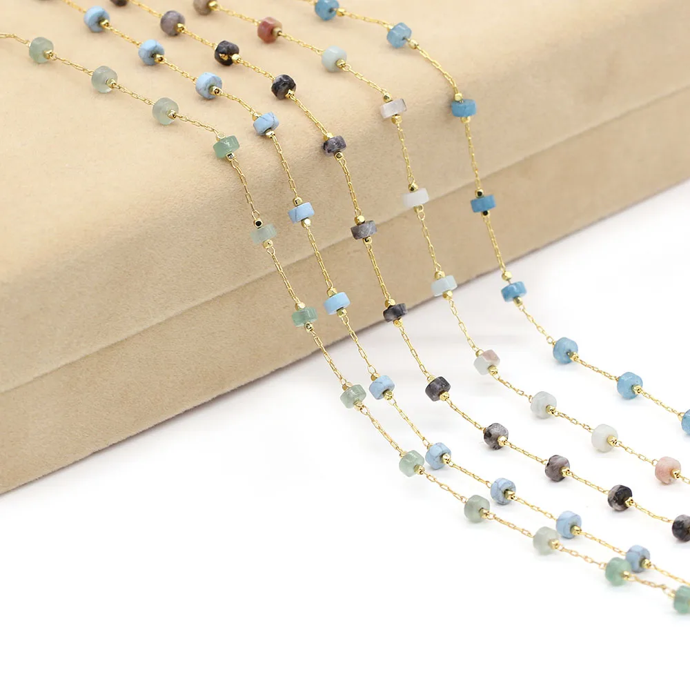 High Quality Handmade Copper Chain Plus 2x4mm Natural Stone Beads for Jewelry Making Bracelet DIY Necklace Accessories 1M Gifts
High Quality Handmade Copper Chain Plus 2x4mm Natural Stone Beads for Jewelry Making Bracelet DIY Necklace Accessories 1M Gifts
