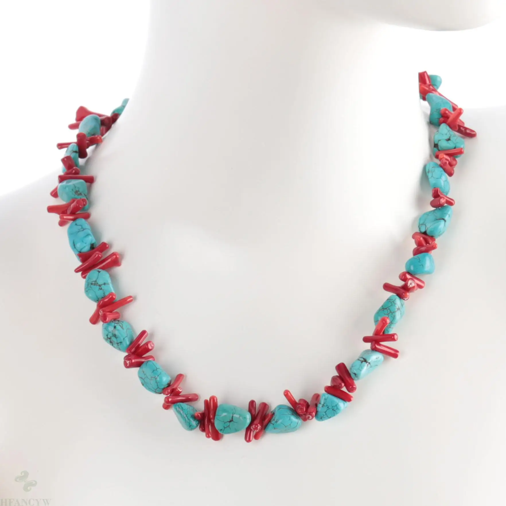 Red coral branch Turquoise Gemstone DIY handmade chain 15inches Bohemia Flawless Party Gift Cute
Red coral branch Turquoise Gemstone DIY handmade chain 15inches Bohemia Flawless Party Gift Cute