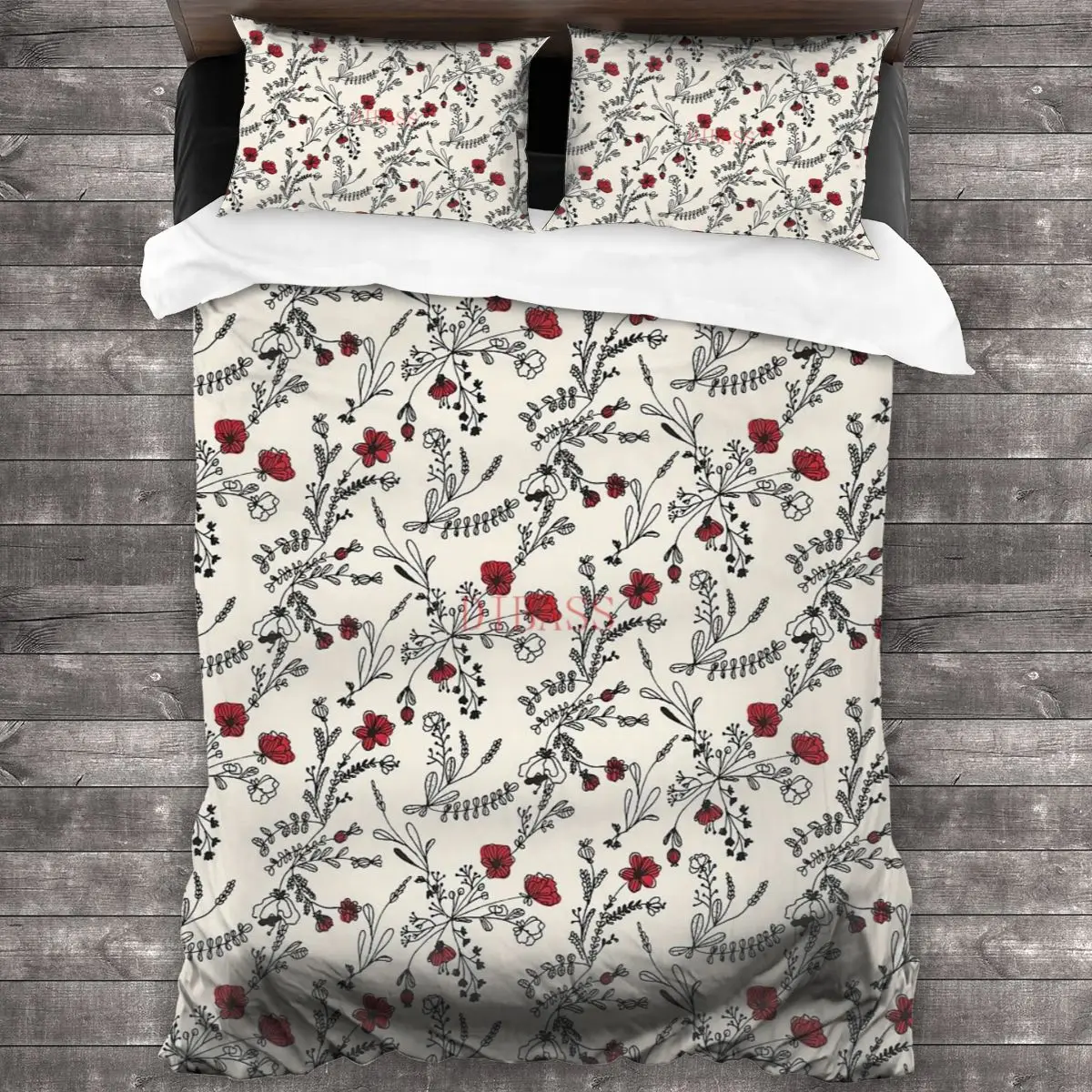 Red Flower Pattern 100%Pure Cotton Comforter Set with 2 Pillowcase,Soft Microfiber Duvet Cover Set, Bedding Sets Bed Set
Red Flower Pattern 100%Pure Cotton Comforter Set with 2 Pillowcase,Soft Microfiber Duvet Cover Set, Bedding Sets Bed Set