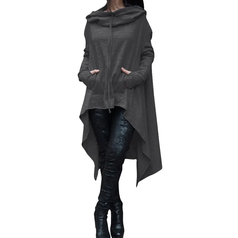 Spring Autumn Solid Hoodie Women Long Casual Fashion Streetwear Cotton Swallowtail Cool Sweatshirt Tops
Spring Autumn Solid Hoodie Women Long Casual Fashion Streetwear Cotton Swallowtail Cool Sweatshirt Tops