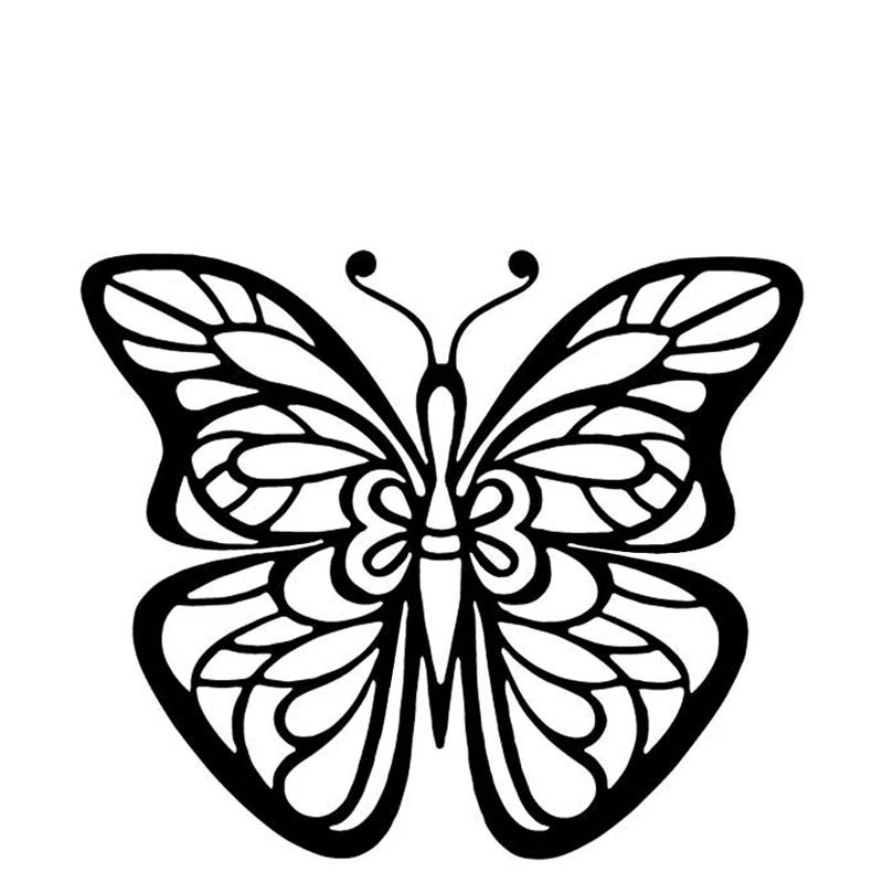 Creative Butterfly Car Sticker Fashion Car Window Decoration Personality Pvc Waterproof Sticker Black/white,17cm * 14cm 
Creative Butterfly Car Sticker Fashion Car Window Decoration Personality Pvc Waterproof Sticker Black/white,17cm * 14cm