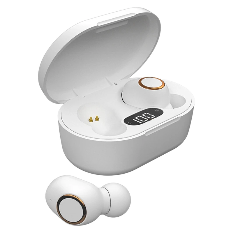 2020 Новая беспроводная Bluetooth гарнитура двусторонние стерео наушники контактный