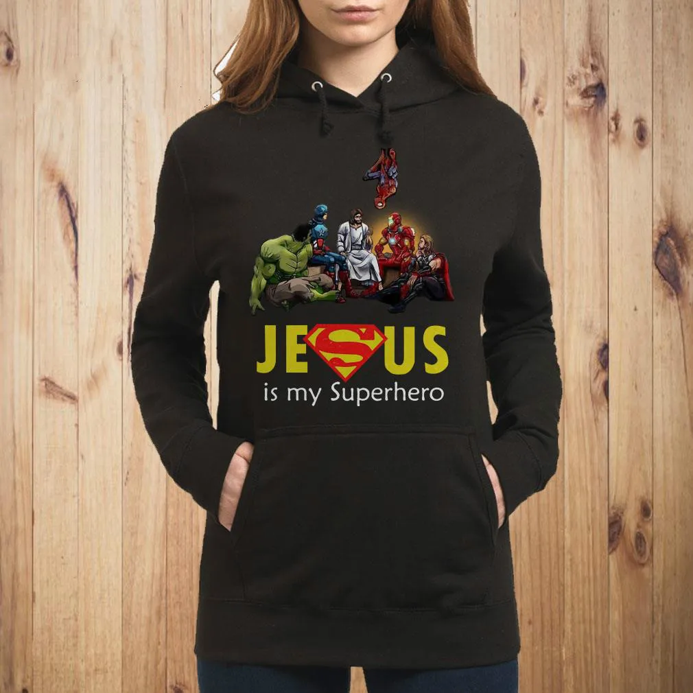 Jesus Is My Superhero Unisex Hoodie 
Jesus Is My Superhero Unisex Hoodie