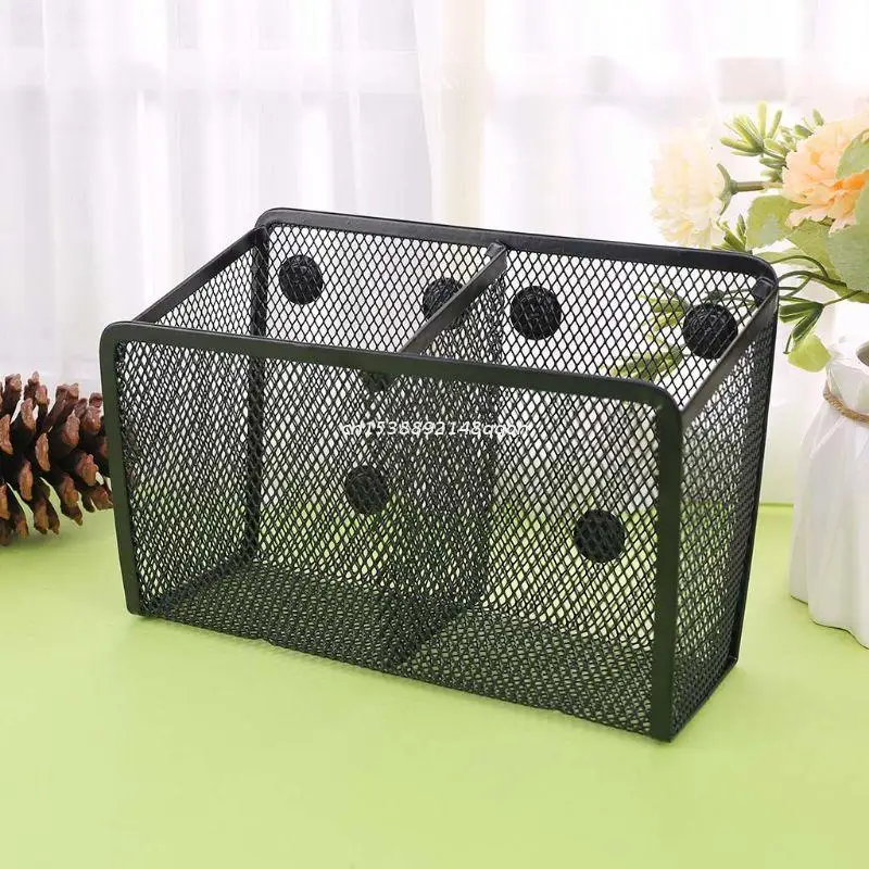 77JC Metal Wire Mesh Magnetic Basket Storage Box Blackboard Chalk Pen Pencil Makeup
77JC Metal Wire Mesh Magnetic Basket Storage Box Blackboard Chalk Pen Pencil Makeup