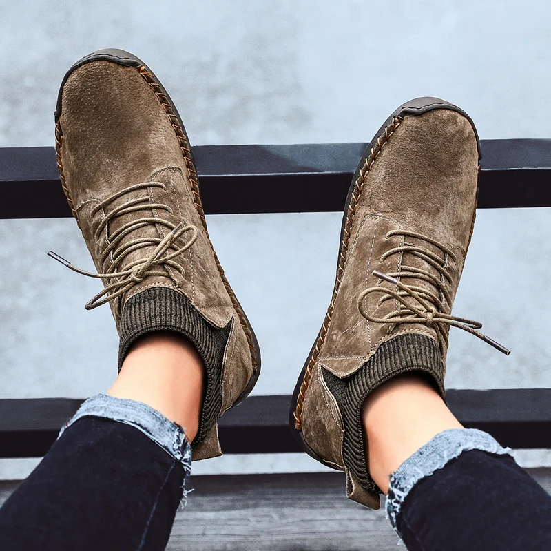 Boots Work Mens Boots Black Men Casual Leather Shoes Vintage Desert Fashion Men's Wear Man Sneakers For
Boots Work Mens Boots Black Men Casual Leather Shoes Vintage Desert Fashion Men's Wear Man Sneakers For